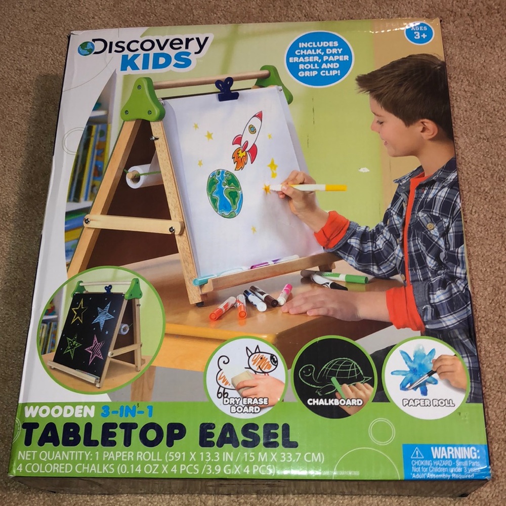 Discovery kids tabletop easel
